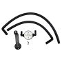 J&L 05-20 Toyota 4Runner 4.0L Driver Side Oil Separator 3.0 - Clear Anodized
