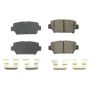 PowerStop 17-2156 PowerStop - Z17 Low-Dust Ceramic Brake Pads with Hardware