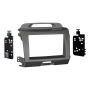 Metra 95-7344G Double DIN Dash Installation Kit for 2011 Kia Sportage Vehicles (Gray)
