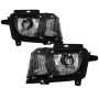 SPYDER 9042461 xTune 10-13 Chevrolet Camaro OEM Style Halogen Headlights - Black (HD-JH-CCAM10-OE-BK)
