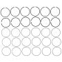 MAHLE 42075CP Engine Piston Ring Set