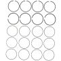 MAHLE 42077CP.040 Engine Piston Ring Set