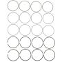 MAHLE 42079CP.040 Engine Piston Ring Set