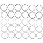 MAHLE 42087CP.020 Engine Piston Ring Set