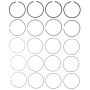 MAHLE 42095CP.030 Engine Piston Ring Set