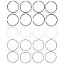 MAHLE 42116CP Engine Piston Ring Set