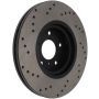 Stoptech 128.42080R 08-09 Infiniti EX35 / 05-08 G35 / 09 G37 / 06-09 M35/M45 Drilled Right Front Rotor