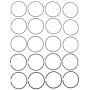 MAHLE 42138CP.020 Engine Piston Ring Set