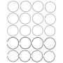 MAHLE 42138CP.040 Engine Piston Ring Set