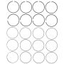 MAHLE 42142CP.040 Engine Piston Ring Set