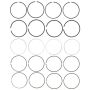 MAHLE 42143.030 Engine Piston Ring Set