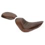 Mustang Motorcycle 76746 Mustang 06-17 Harley Softail Wide Tire (200mm)Wide Tripper Solo Seat - Distressed Brown