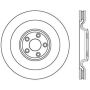 Stoptech 128.20030R Drilled Sport Brake Rotor