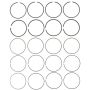 MAHLE 42254CP Engine Piston Ring Set