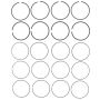 MAHLE 42258CP.030 Engine Piston Ring Set