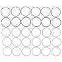 MAHLE 42266CP.030 Engine Piston Ring Set