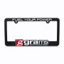 Grams Performance G38-99-1000 Grams License Plate - Fuel Your Power