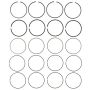MAHLE 42278CP.020 Engine Piston Ring Set