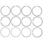 MAHLE 42293.020 Engine Piston Ring Set