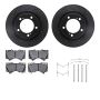 Dynamic Friction 8412-76019 Rotor Kit