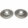 PowerStop AR85193XPR PowerStop Evolution Performance Drilled, Slotted & Plated Brake Rotor Pair