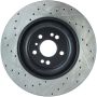 Stoptech 127.35091L Slotted & Drilled Sport Brake Rotor