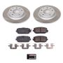 PowerStop SC2451 Semi-Coated Rotor and Low-Dust Ceramic Brake Pad Kit