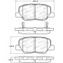 Stoptech 308.16790 Street Brake Pads - Front