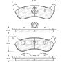 Stoptech 308.08810 Street Brake Pads
