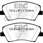 EBC Brakes DP23075 Greenstuff 2000 Series Sport Brake Pads
