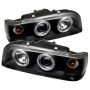 SPYDER 5012289 Projector Headlights - LED Halo - Black