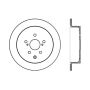 StopTech Sport Drilled & Slotted Rotor - Rear Right
