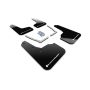 Rally Armor MF50-UR-BLK/WH Black Mud Flap/White Logo