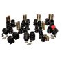 Energy Suspension 00-04 Ford Excursion 4WD Black Hyper-flex Master Bushing Set