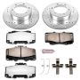 PowerStop K1236-36 Z36 Truck and SUV Carbon-Fiber Ceramic Brake Pad and Drilled & Slotted Rotor Kit