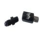 Snow Performance SNO-809-BRD Low Profile Water-Methanol Nozzle Holder 4AN Elbow
