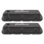 EDELBROCK EDE4603 Valve Cover Kit SBF Signature Series Black