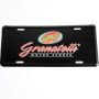 Granatelli Motor Sports 100006 Granatelli Motor Sports Aluminum License Plate - Black Face & Full Color Logo