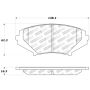 Stoptech 309.10110 Sport Brake Pads w/Shims and Hardware - Front
