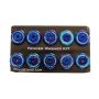 NRG M-Style Fender Washer Kit TI Series M6 For Plastic (TI Burn Washer/TI Burn Screw) - Set of 10