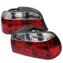 SPYDER 5000651 Crystal Tail Lights - Red Clear