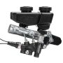 Wilwood 261-16962-BK Remote Tandem M/C Kit w/Brkt and Valve - 1in Bore Black