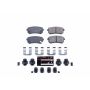 PowerStop Z23-1157 PowerStop - Z23 Daily Driver Carbon-Fiber Ceramic Brake Pads with Hardware Kit