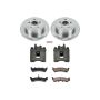 PowerStop KCOE1770 OE Stock Replacement Low-Dust Ceramic Brake Pad, Rotor and Caliper Kit