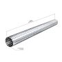 FORTLUFT 4401299 Perforated Exhaust Pipe 1.75'' Stainless Steel