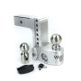 Weigh Safe 6in Drop Hitch w/Built-in Scale & 2.5in Shank (10K/18.5K GTWR) - Aluminum