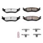 PowerStop Z36-898 PowerStop - Z36 Truck and SUV Carbon-Fiber Ceramic Brake Pads with Hardware Kit