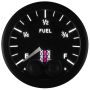 AutoMeter ST3515 Stack 52mm 0-280 Ohm Programmable Pro-Control Fuel Level Gauge - Black