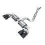 AWE Tuning 3015-43658 AWE MK8 Volkswagen Golf R 3in Touring Edition Quad Exhaust - Diamond Black Tips