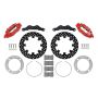 Wilwood 140-16633-DR 2014+ Polaris RZR XP 1000 Rear Kit 11.25in Drilled - Red